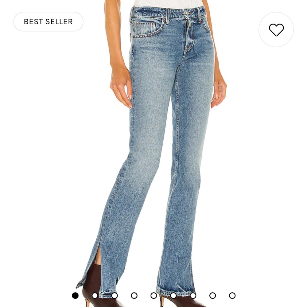 NWT- GRLFRND Hailey Low Rise Slim Boot in Melrose